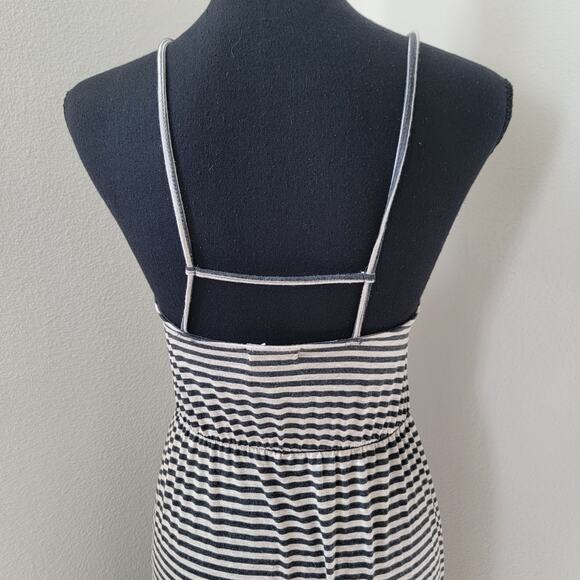 BDG Striped Midi Dress Made in USA Strappy Size Medium Beachy Coastal‎ Casual - Picture 7 of 8